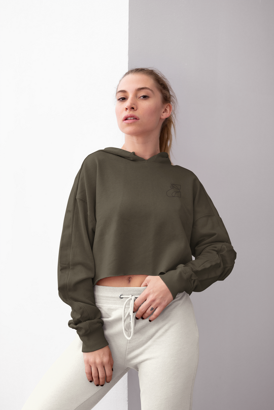 Reflection Crop Hoodie